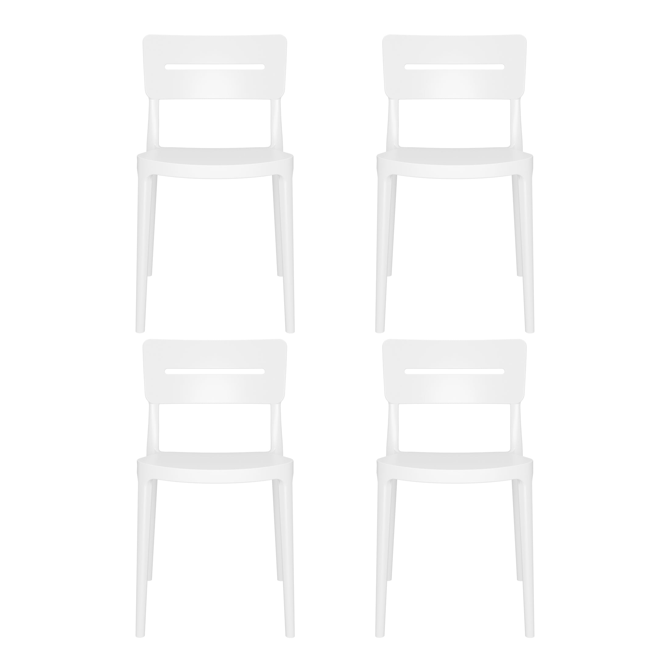 Polyform Stacking Dining Side Chair (Set of 4)
