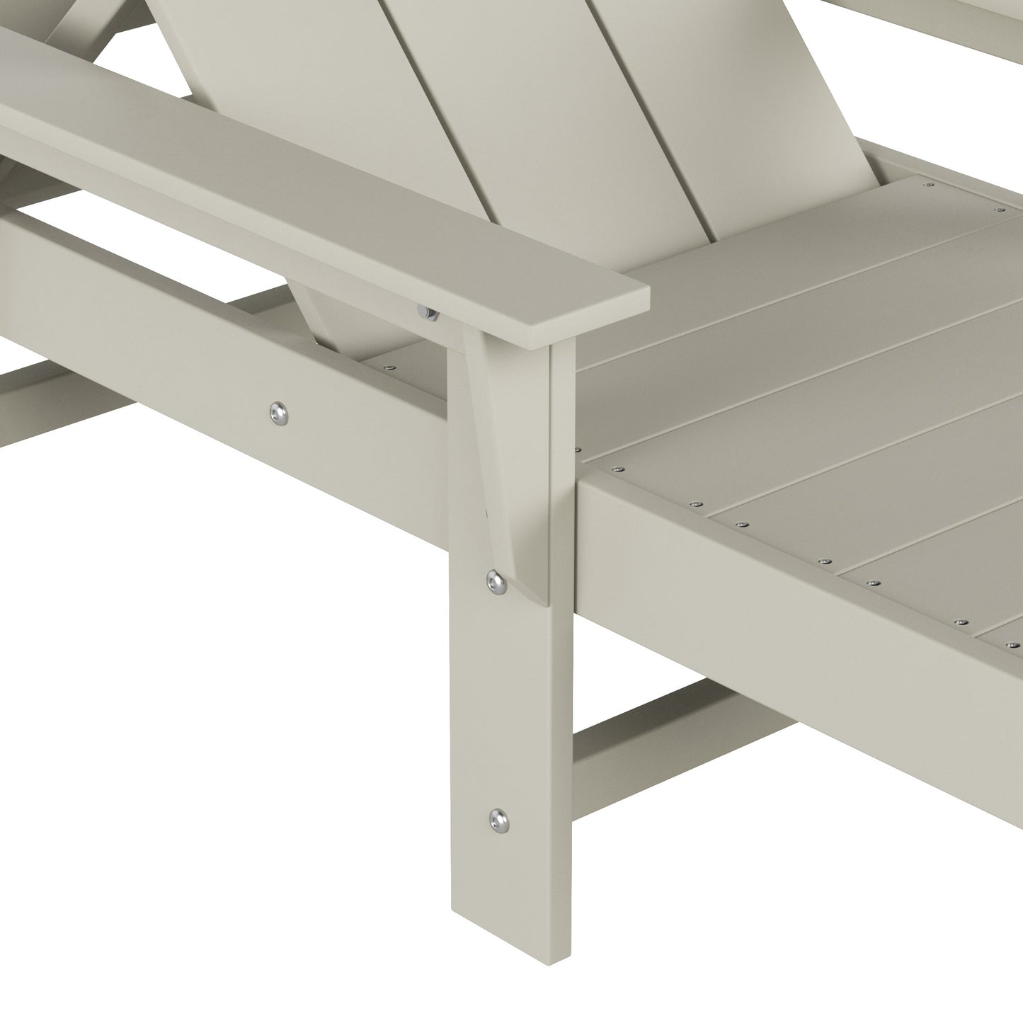 Malibu Modern All-Weather Outdoor Reclining Sun Lounger With Arm Rests & Wheels