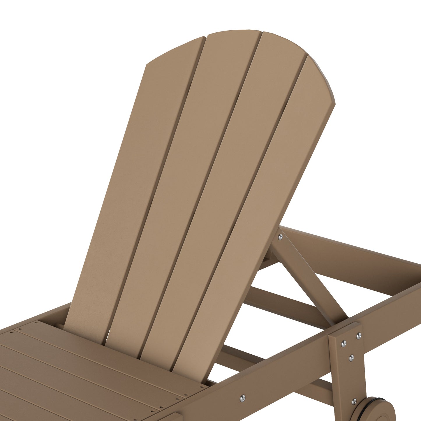 Chatham All-Weather Outdoor Adirondack Reclining Sun Lounger With Wheels
