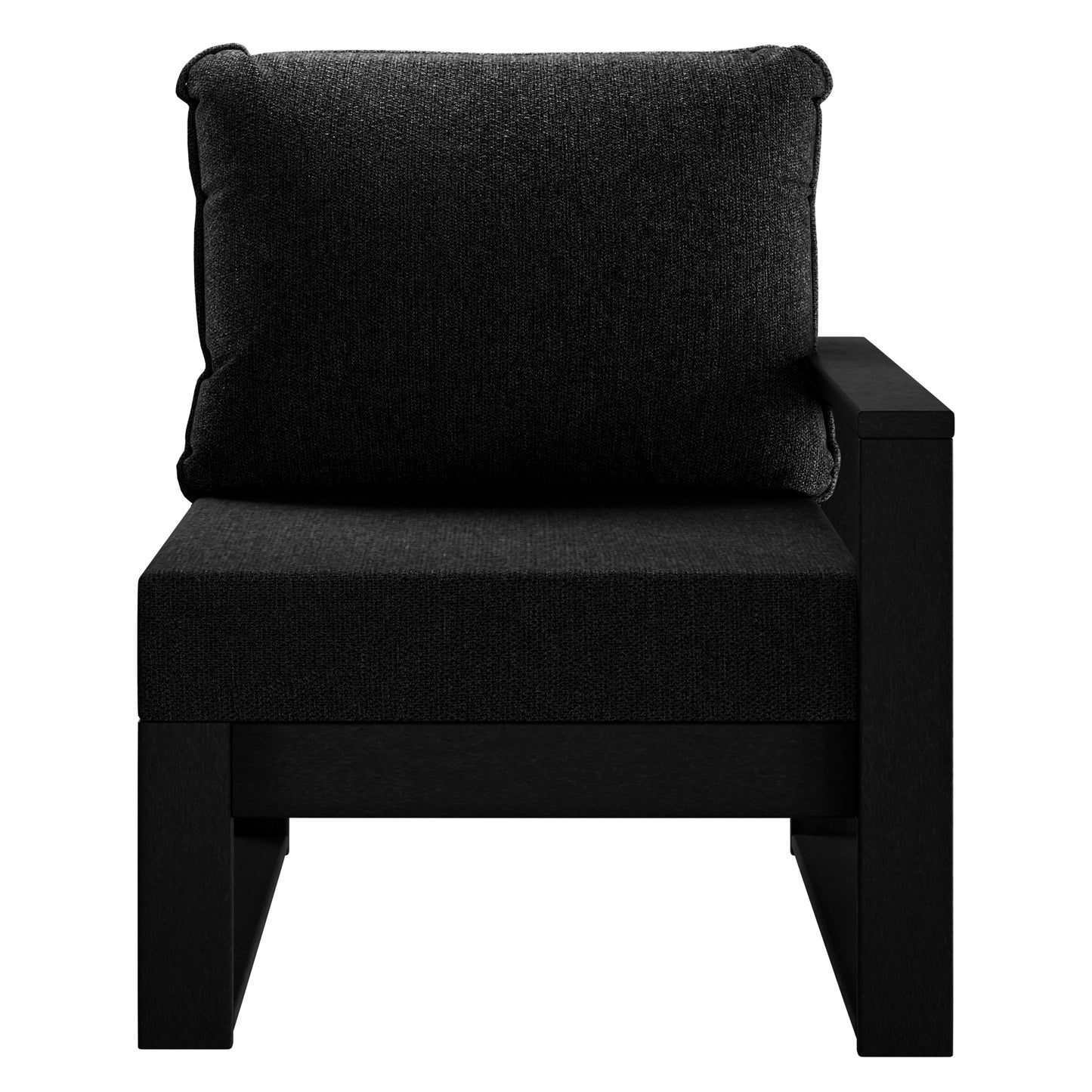 Signature All-Weather Outdoor Modular Patio Deep Seating Right Arm Chair (Right Arm Sectional Seat)