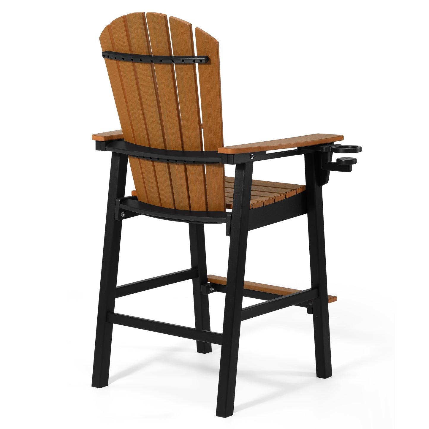 Heritage Ridge Adirondack Bar Chair With Cup Holder