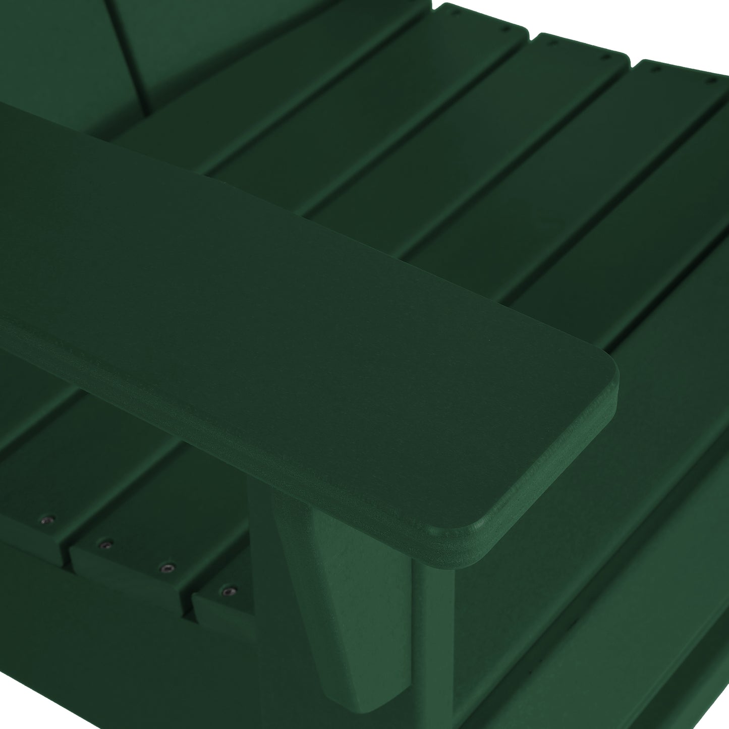 Malibu Modern All-Weather Outdoor Contoured Adirondack Dining Chair