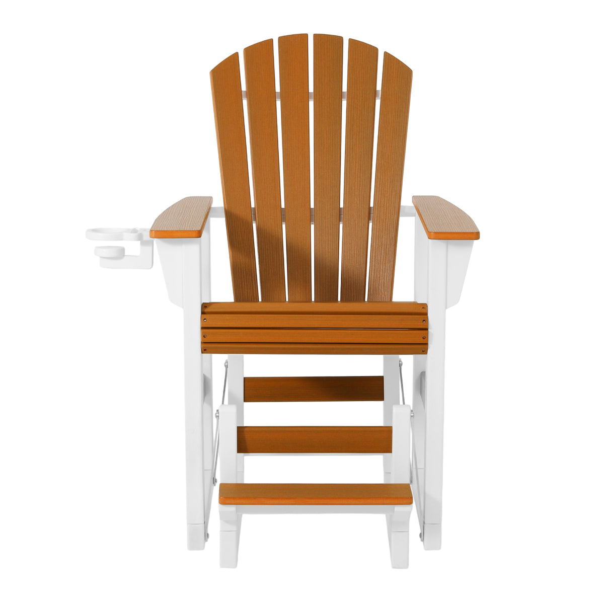 Adirondack Counter Glider With Cup Holder