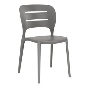 Patio Stacking Dining Side Chair (Set of 2)