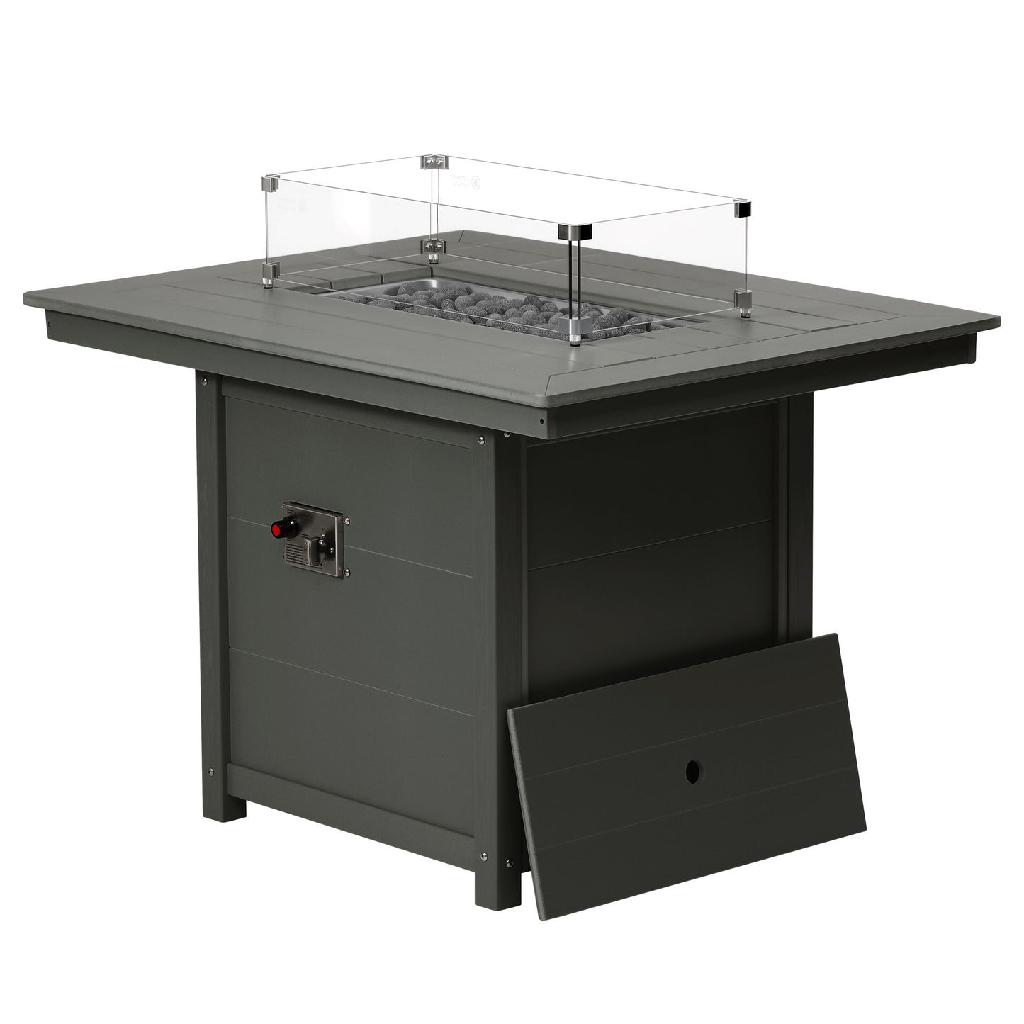 Sedona Rectangular 34" X 46" Dining Fire Pit Table