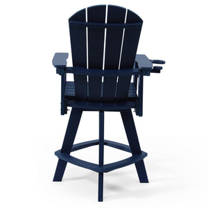 Chatham Adirondack Swivel Bar Chair with Cup Holder