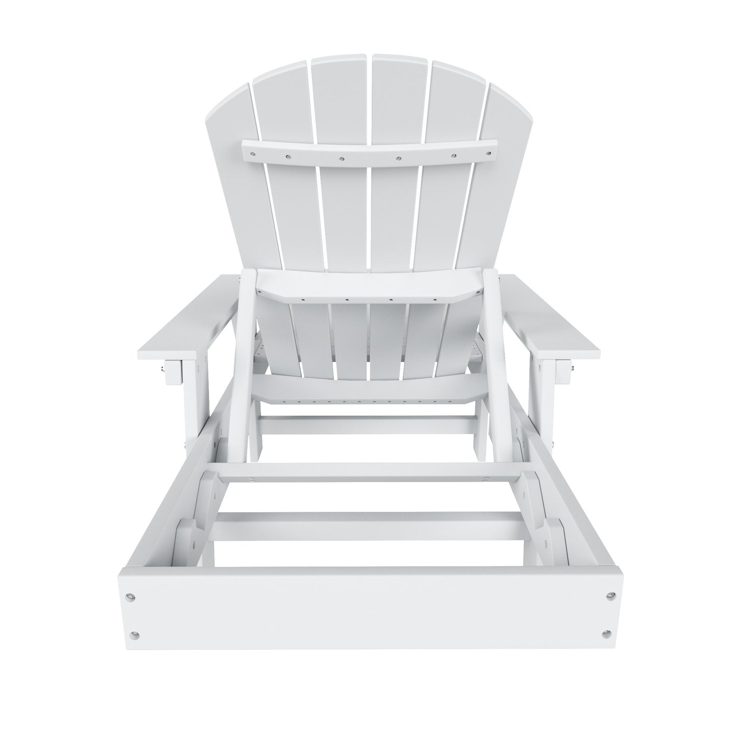 Westport Classic All-Weather Outdoor Adirondack Reclining Sun Lounger With Arms Rests