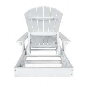 Westport Classic All-Weather Outdoor Adirondack Reclining Sun Lounger With Arms Rests