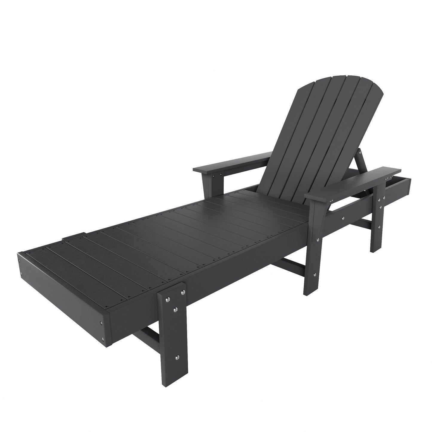 Westport Classic All-Weather Outdoor Adirondack Reclining Sun Lounger With Arms Rests
