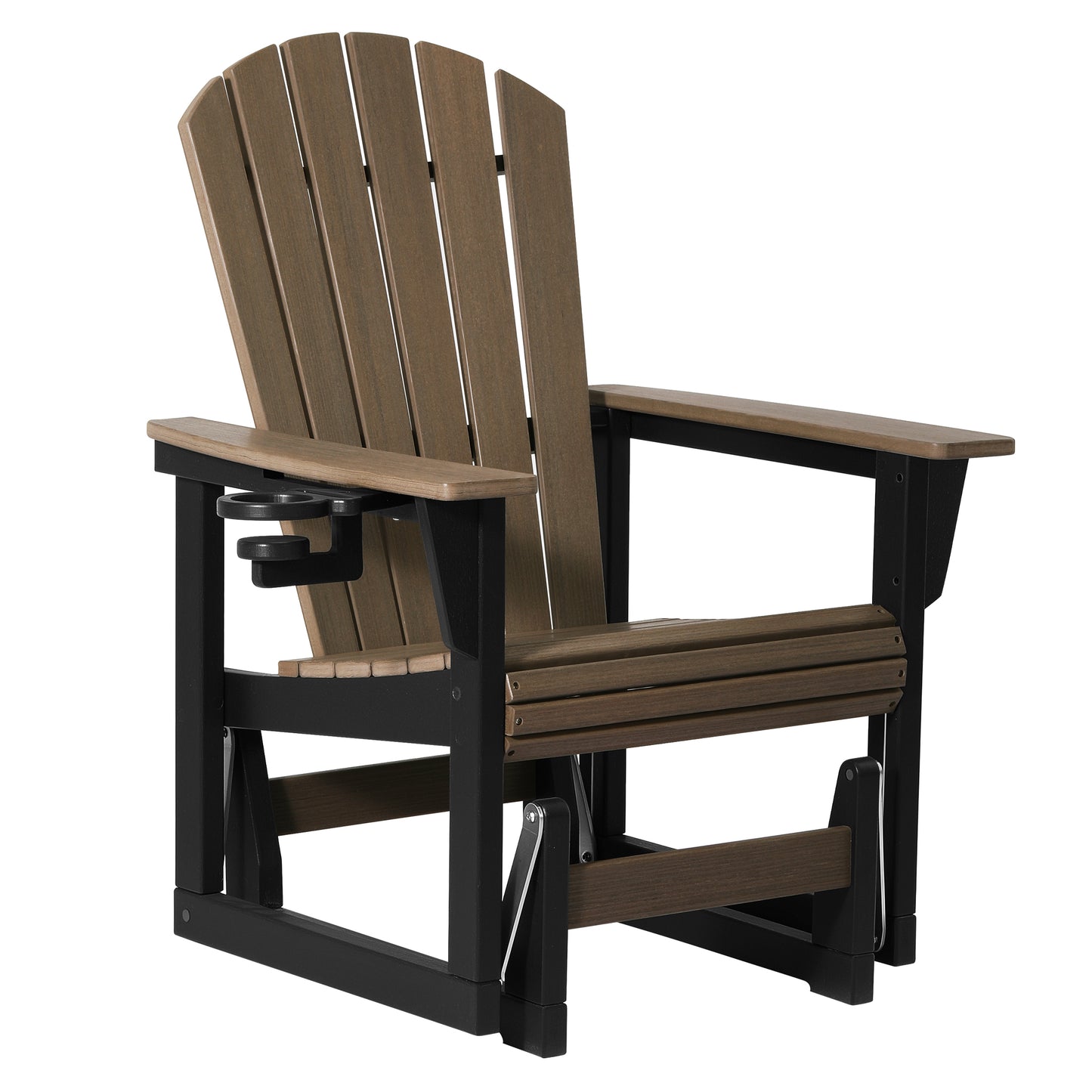 Heritage Ridge Adirondack Glider With Cup Holder