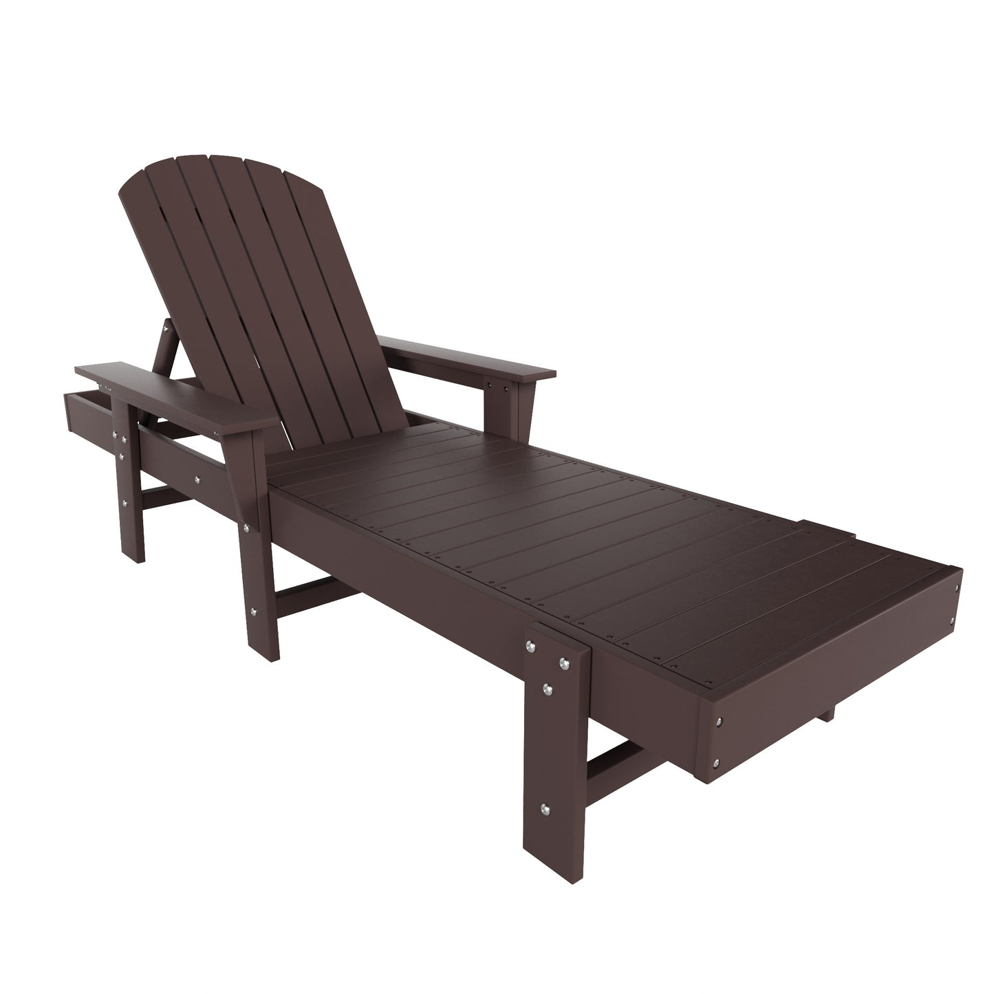 Westport Classic All-Weather Outdoor Adirondack Reclining Sun Lounger With Arms Rests