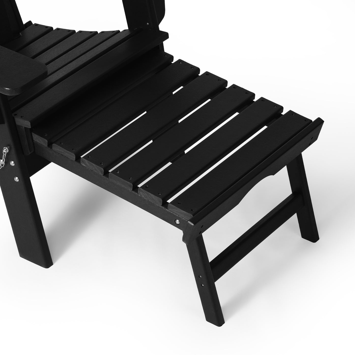 Chatham Folding Adjustable Adirondack Chair with Cup Holder and Hideaway Ottoman