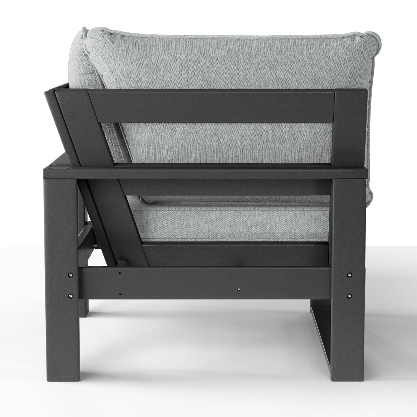 Signature All-Weather Outdoor Modular Patio Deep Seating Corner Chair (Corner Sectional Seat)