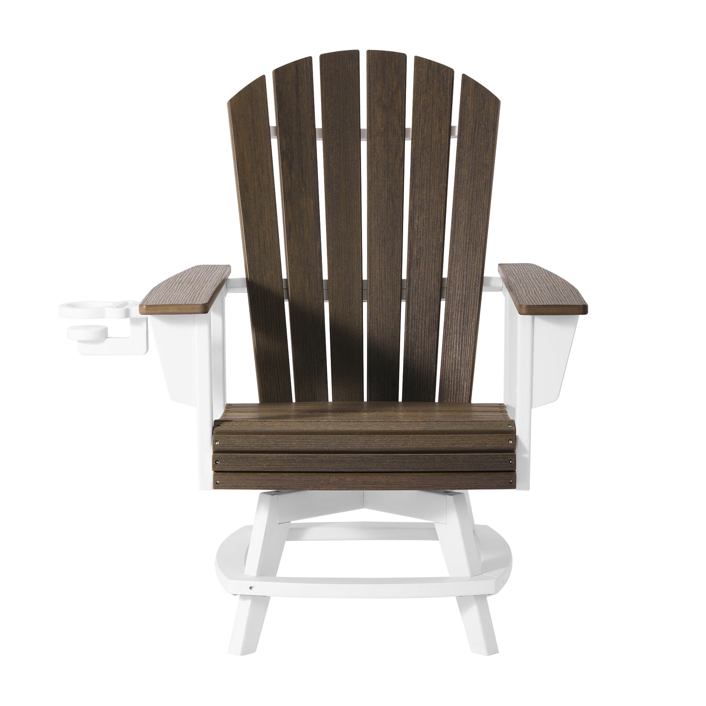 Heritage Ridge Adirondack Swivel Dining Chair With Cup Holder