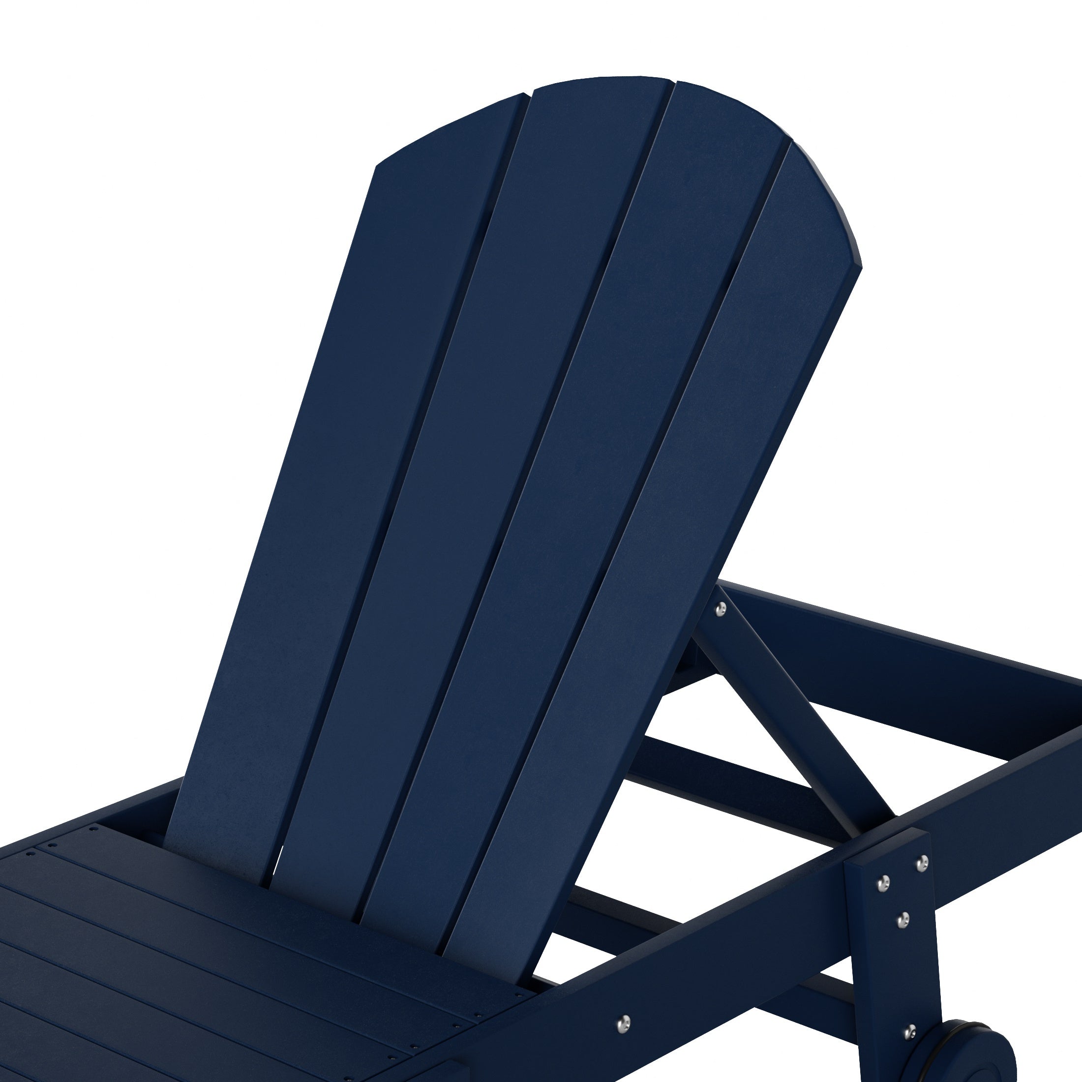 Chatham All-Weather Outdoor Adirondack Reclining Sun Lounger With Wheels