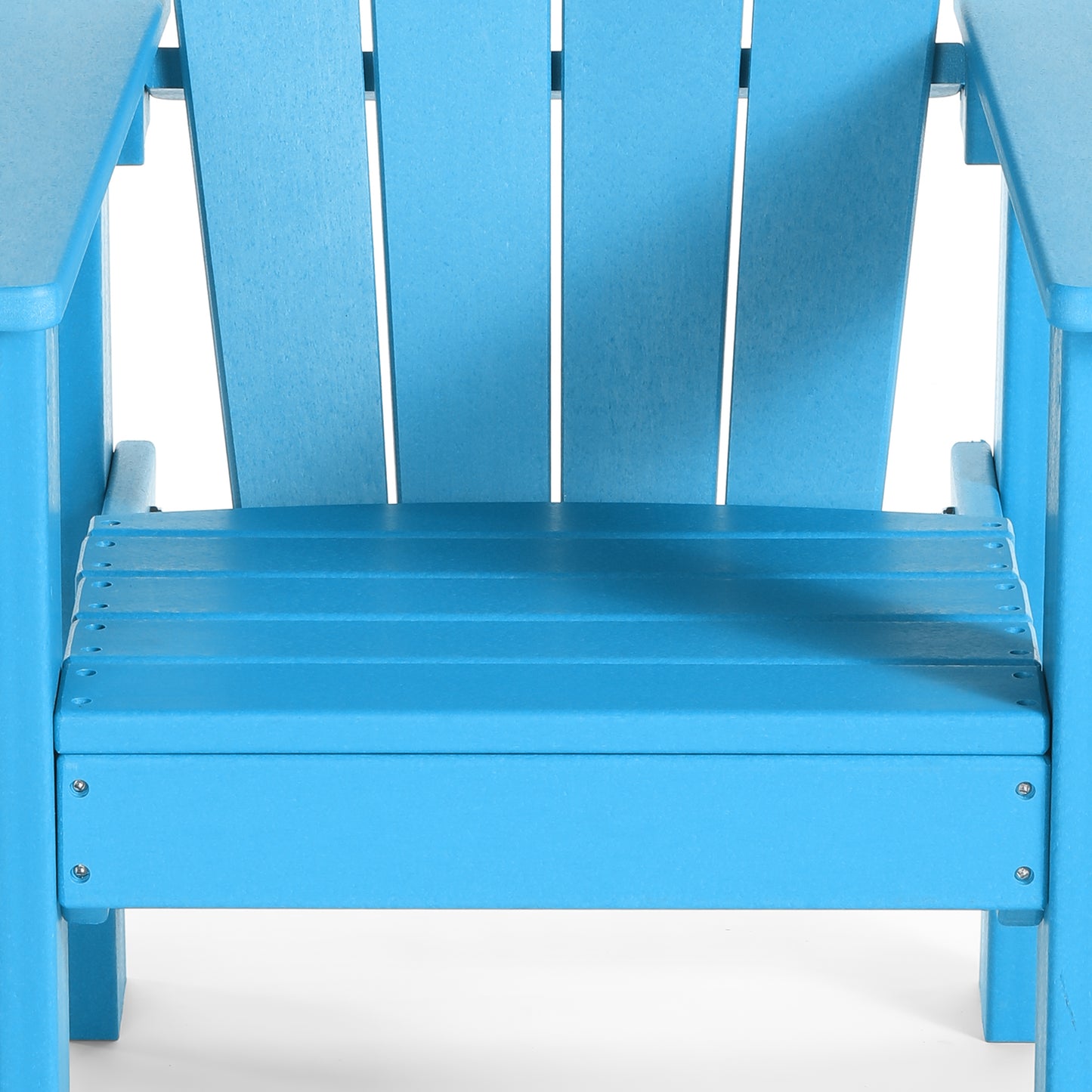 Tiny Terraces Kids' All-Weather Outdoor Poly Adirondack Chair