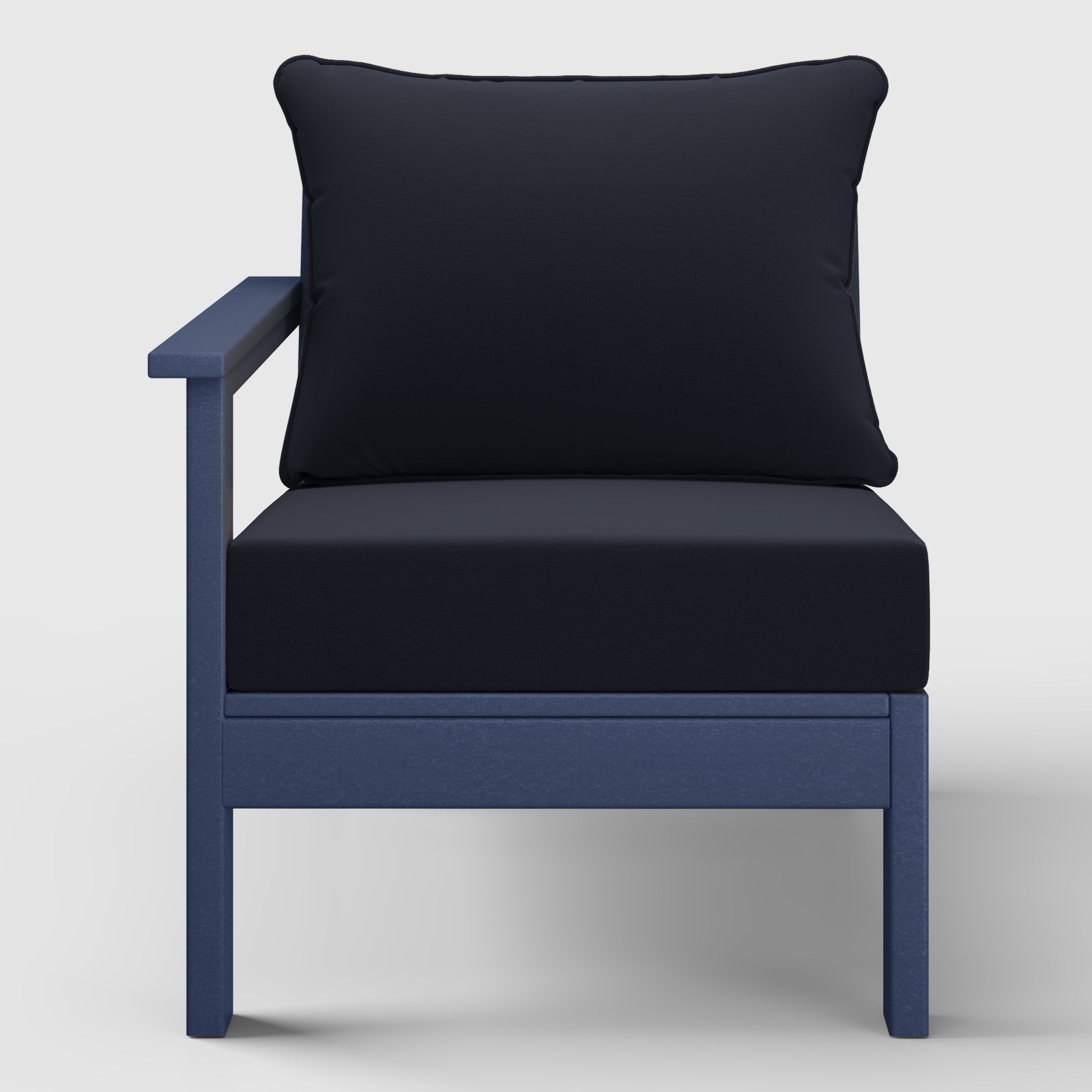 Scottsdale All-Weather Outdoor Modular Deep Seating Left Arm Chair (with Optional Cushions)