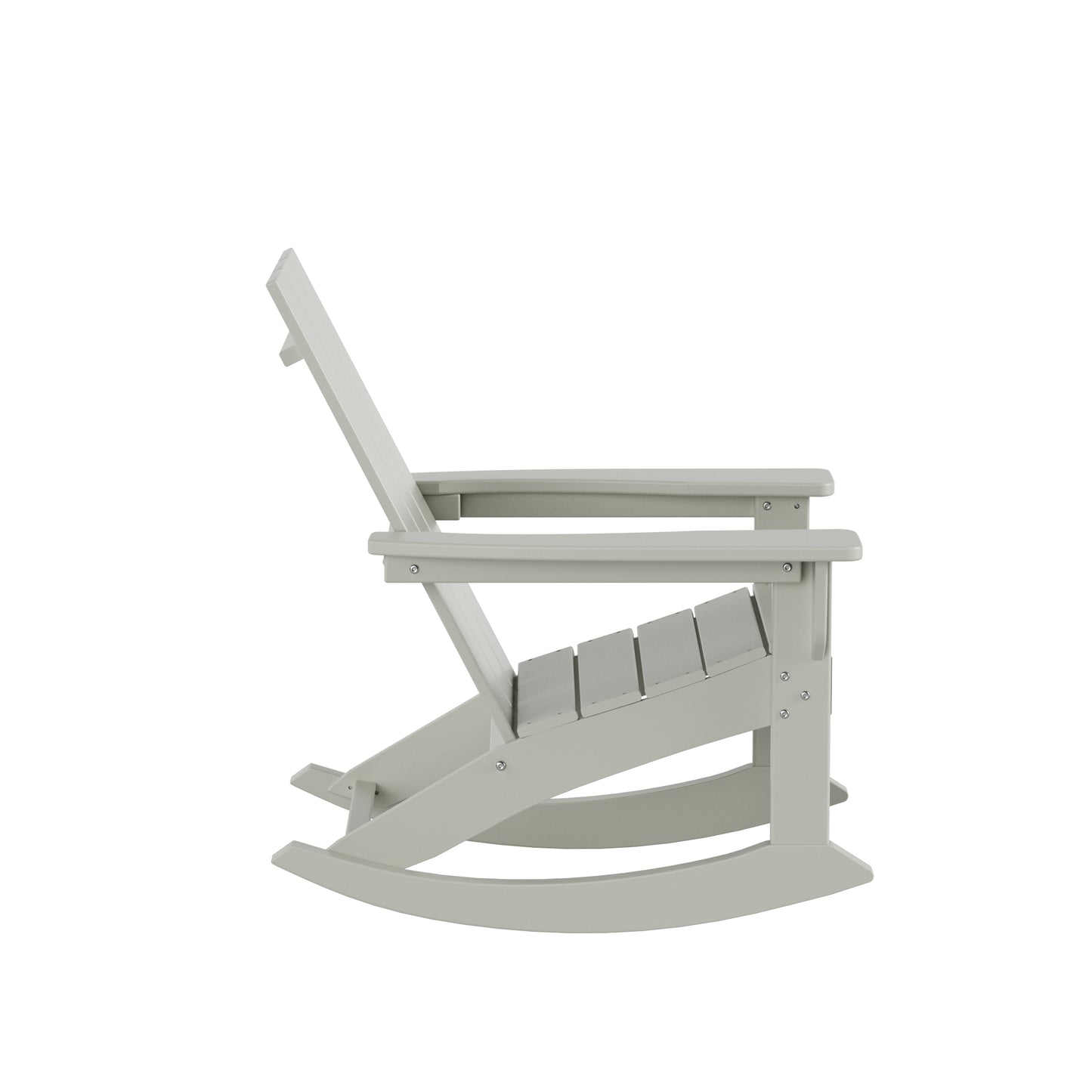 Malibu Modern All-Weather Outdoor Rocking Adirondack Chair