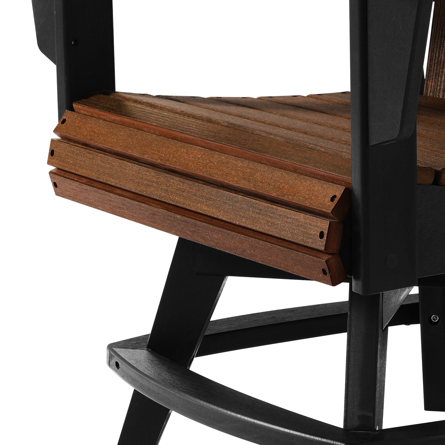 Heritage Ridge Adirondack Swivel Dining Chair With Cup Holder