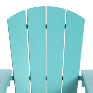 Tiny Terraces Kids' All-Weather Outdoor Poly Adirondack Chair