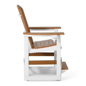 Adirondack Counter Glider With Cup Holder