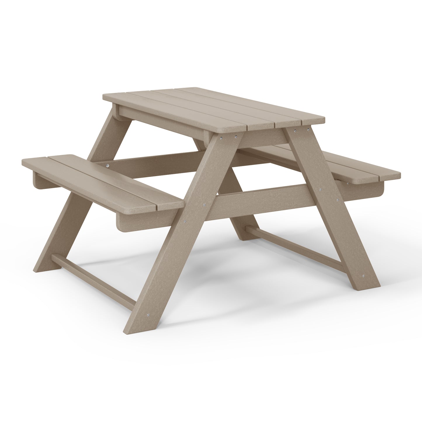 Tiny Terraces Kids' All-Weather Outdoor Picnic Table