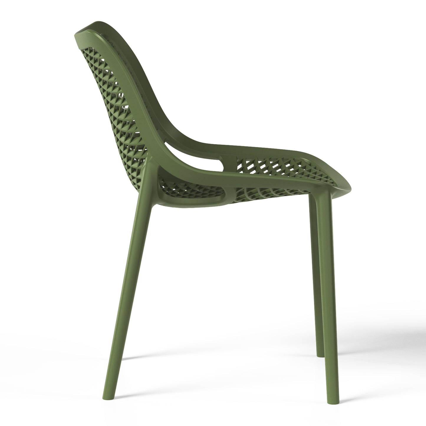 Polyform Stacking Dining Side Chair (Set of 2)