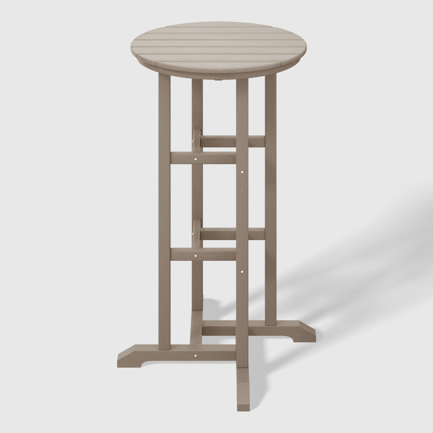 POLYTRENDS™ Stockholm All-Weather Outdoor Round Bar Bistro Table (42" Height)