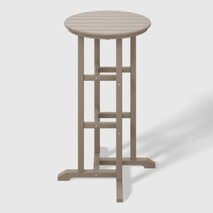 Stockholm All-Weather Outdoor Round Bar Bistro Table (42" Height)