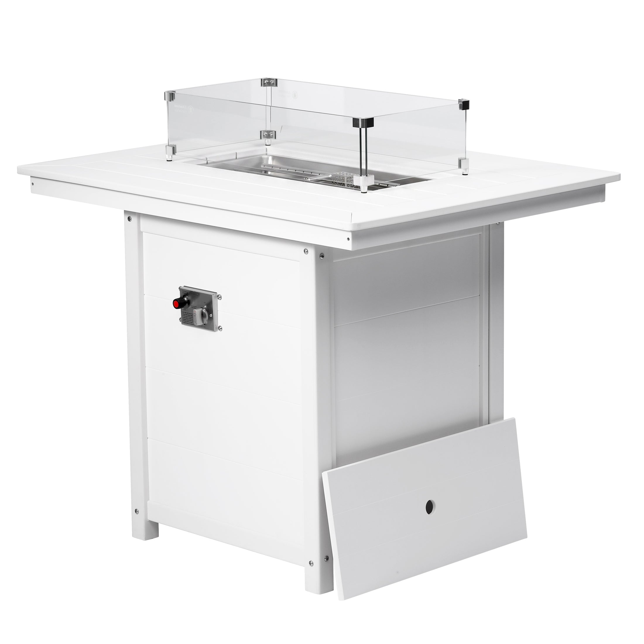 Sedona Rectangular 34" X 46" Counter Fire Pit Table