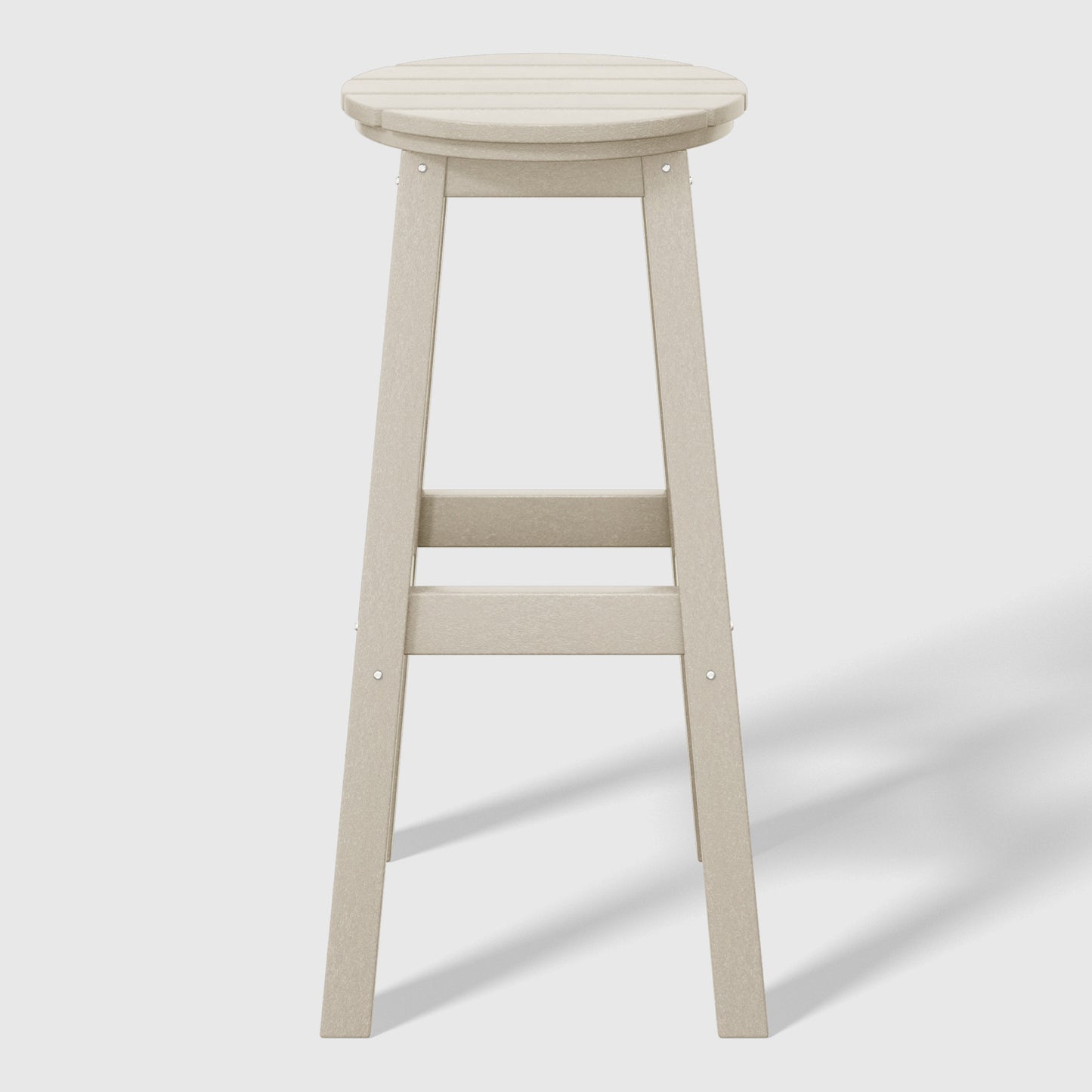 Stockholm All-Weather Outdoor Round Bar Stool (29" Height)