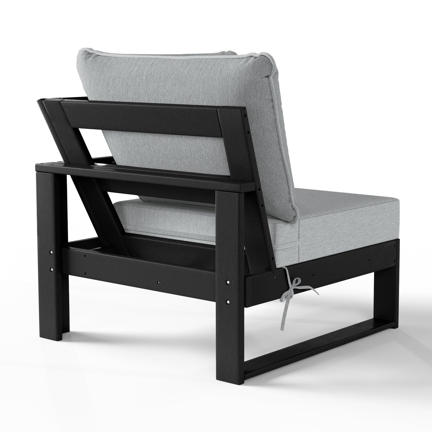 Signature All-Weather Outdoor Modular Patio Deep Seating Corner Chair (Corner Sectional Seat)