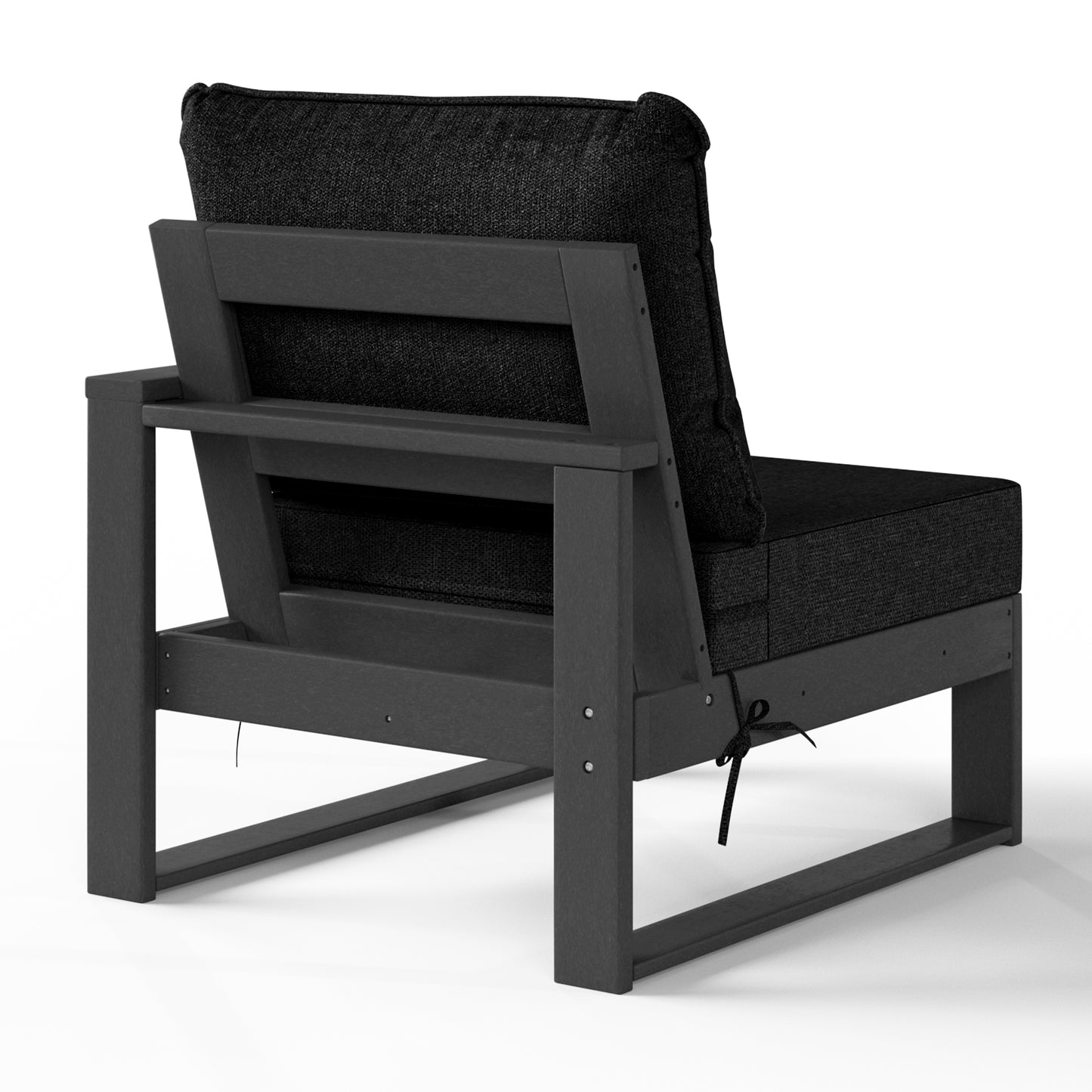 Signature All-Weather Outdoor Modular Patio Deep Seating Right Arm Chair (Right Arm Sectional Seat)