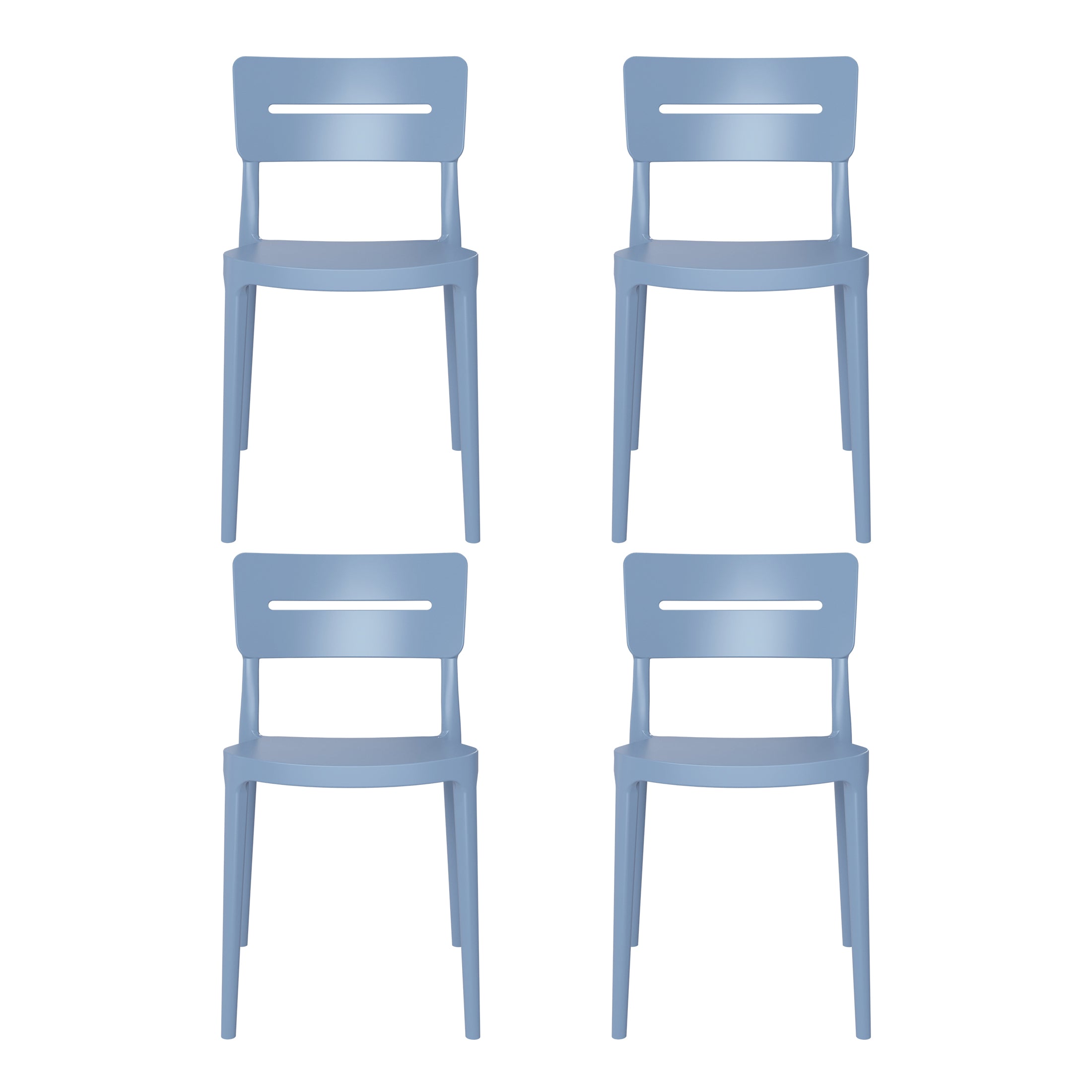 Polyform Stacking Dining Side Chair (Set of 4)