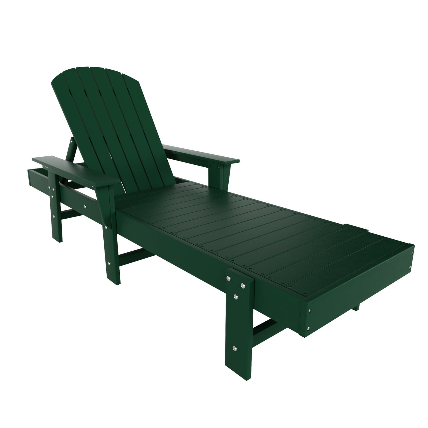 Westport Classic All-Weather Outdoor Adirondack Reclining Sun Lounger With Arms Rests