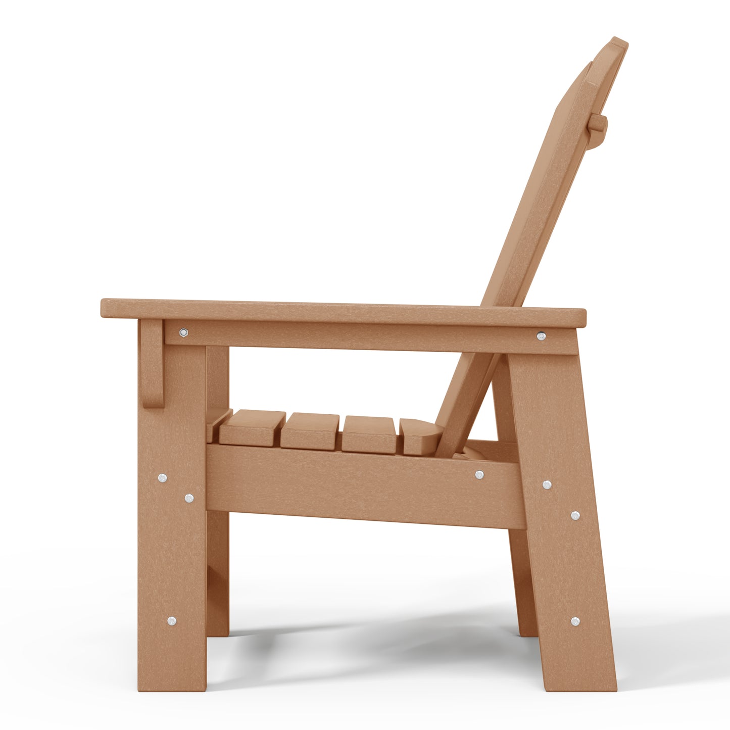 Tiny Terraces Kids' All-Weather Outdoor Poly Adirondack Chair