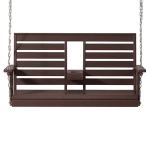 Charleston 54" Porch Swing with Folding Cup Holder