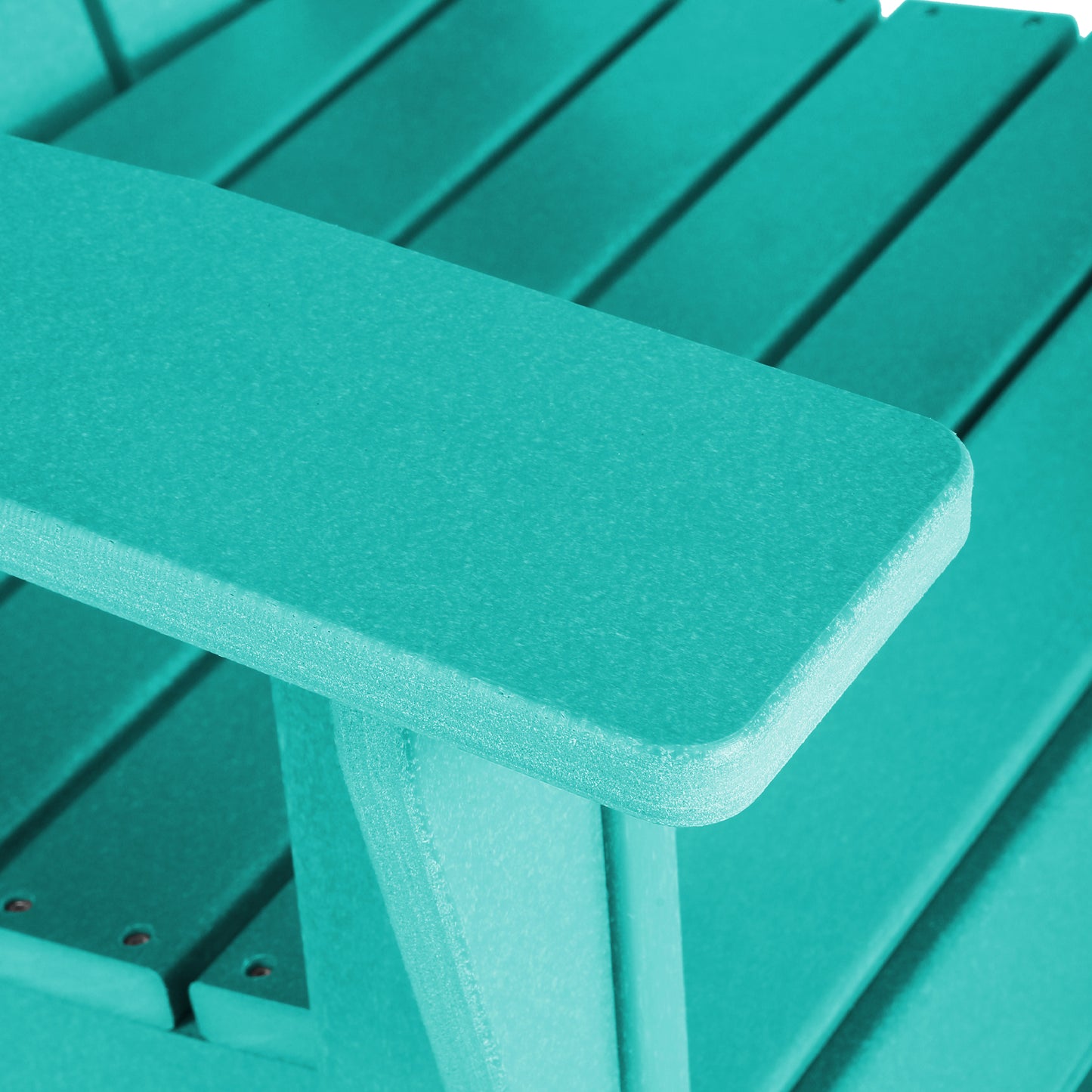 Malibu Modern All-Weather Outdoor Contoured Adirondack Dining Chair