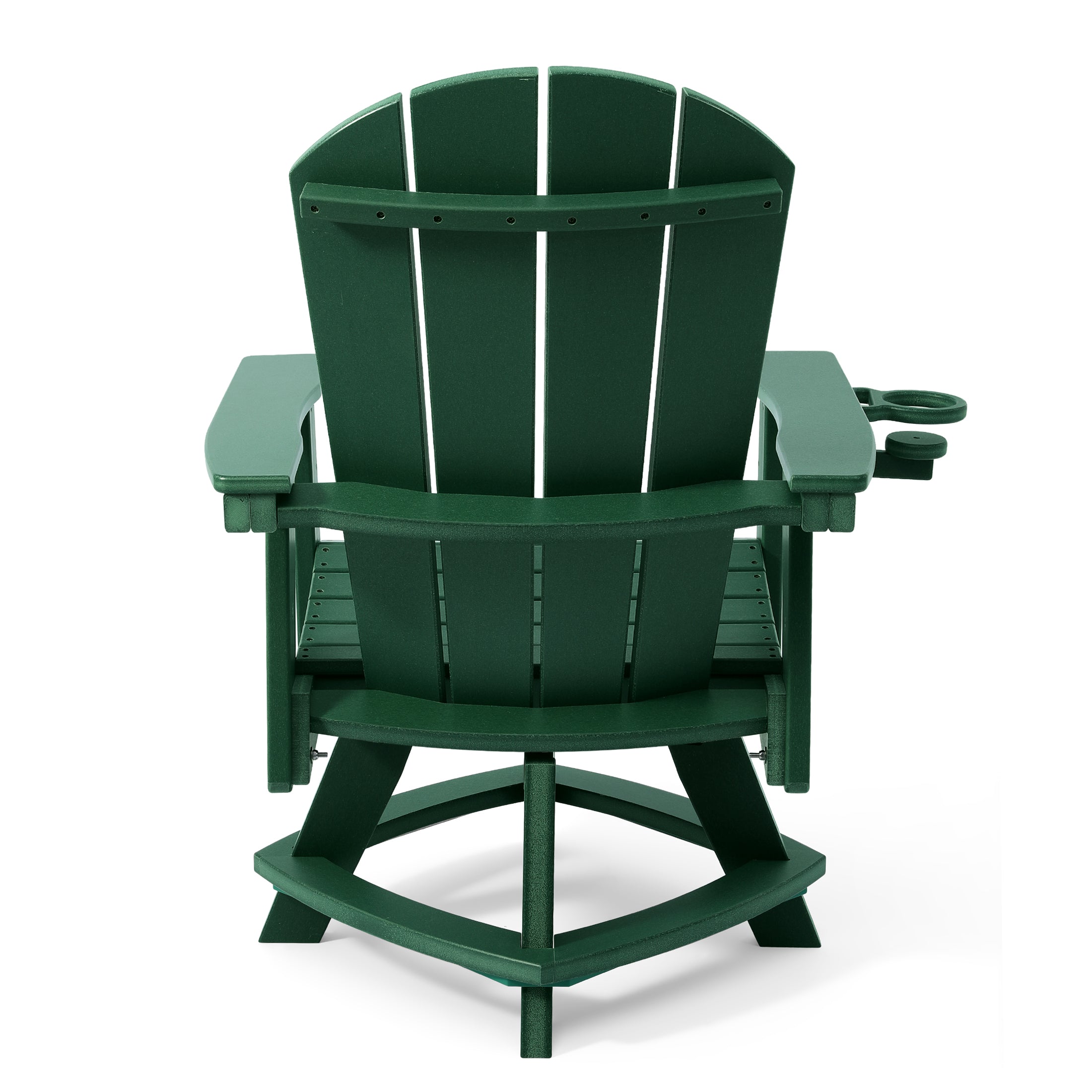 Adirondack Swivel Dining Chair with Cup Holder With Cup Holder