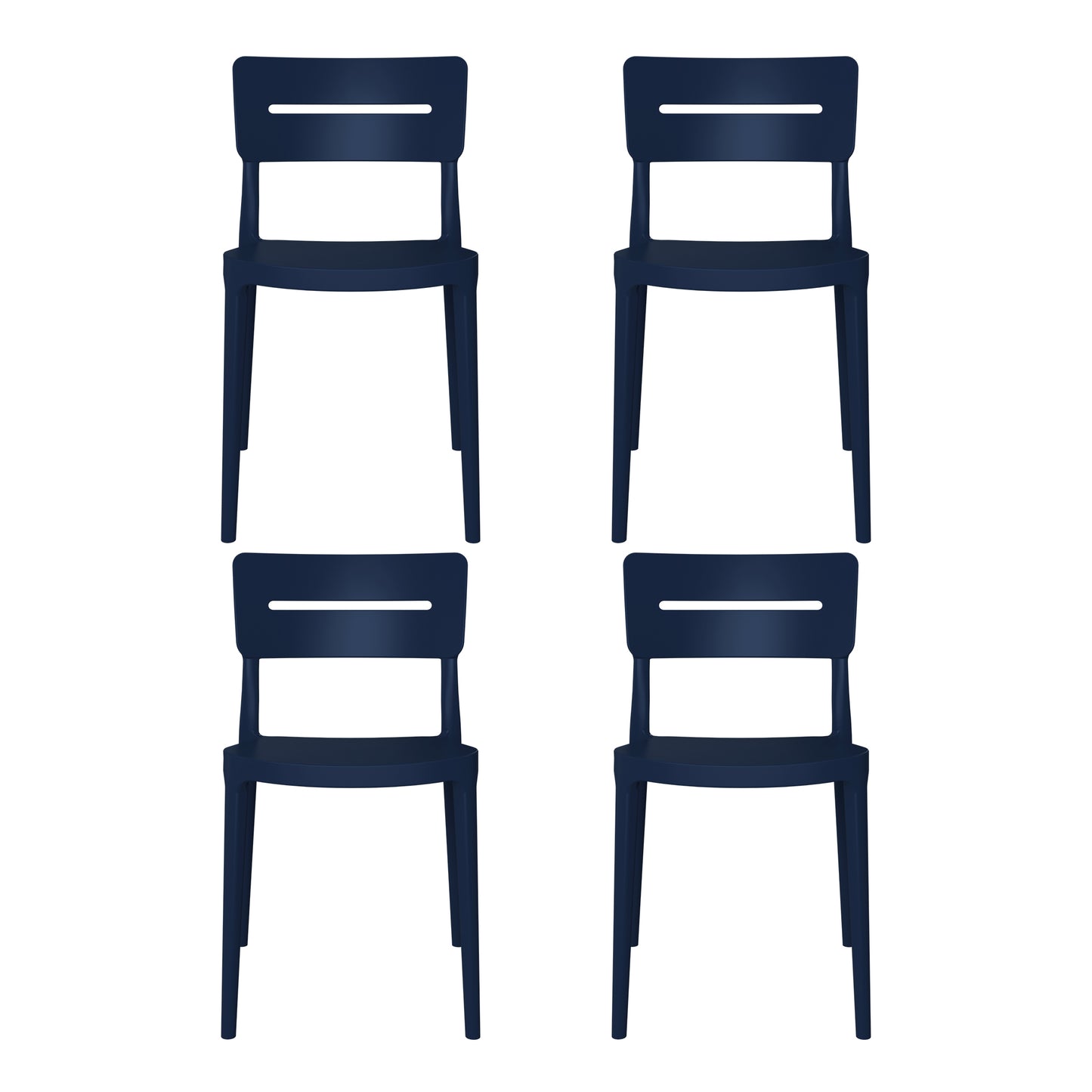 Polyform Stacking Dining Side Chair (Set of 4)
