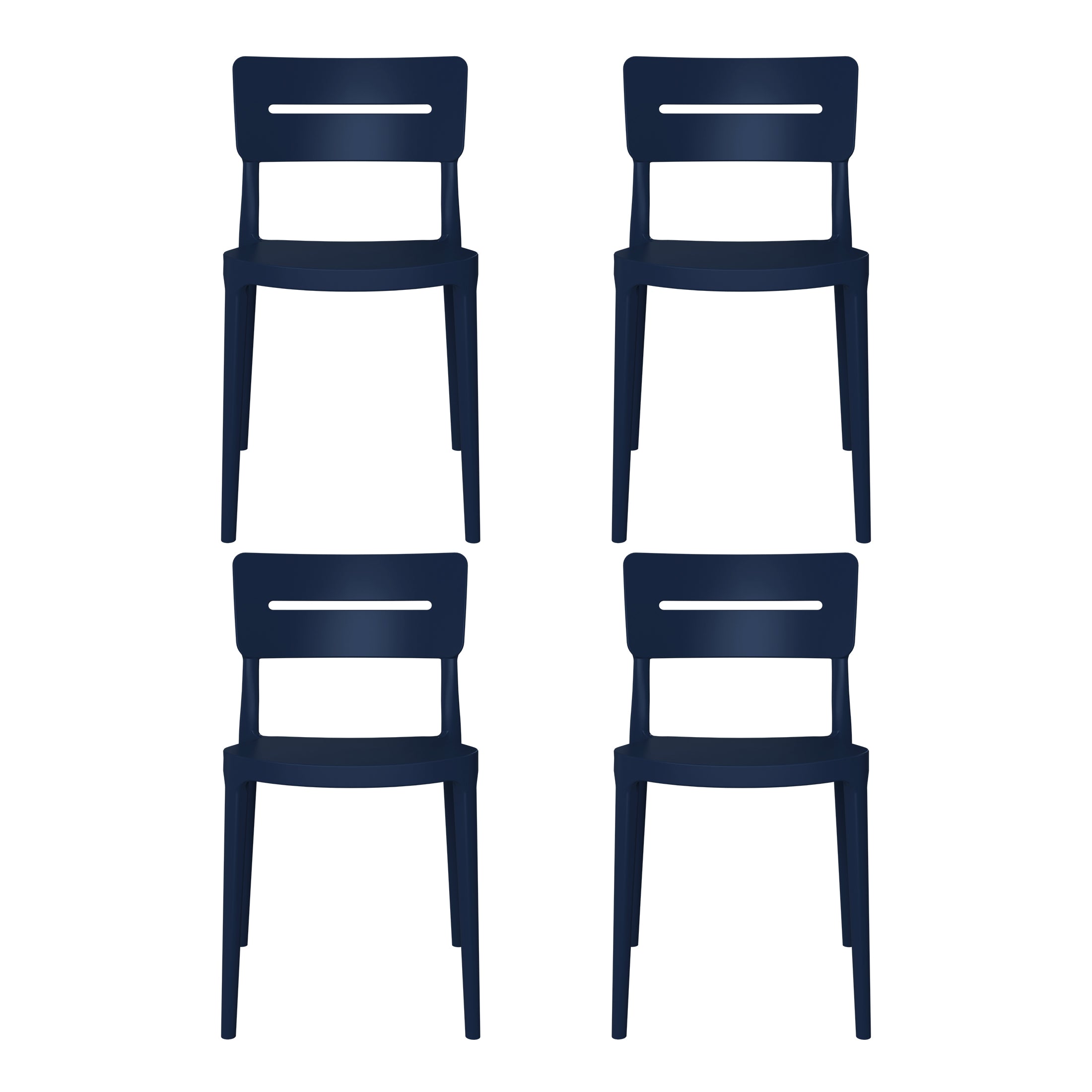 Polyform Stacking Dining Side Chair (Set of 4)