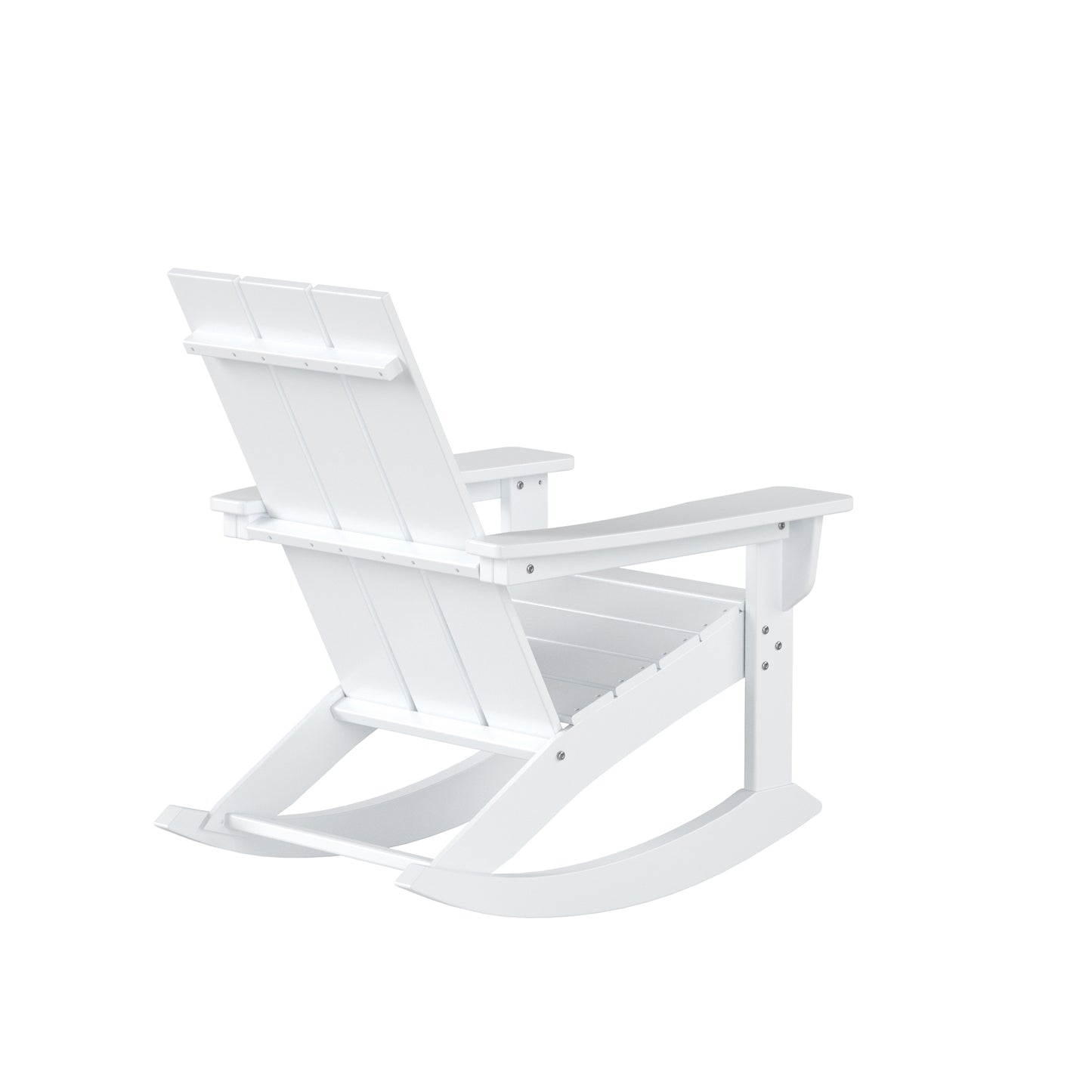 Malibu Modern All-Weather Outdoor Rocking Adirondack Chair