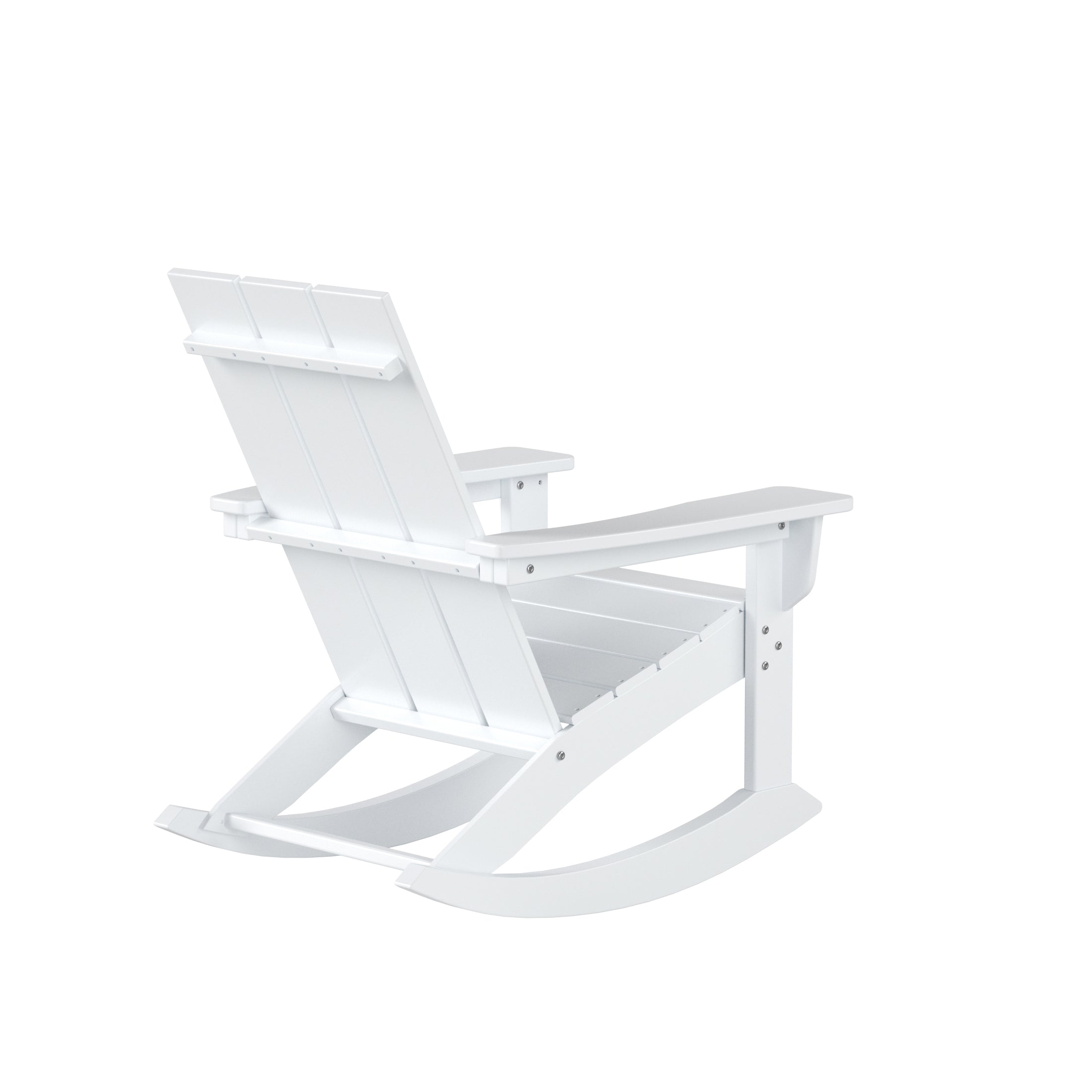 Malibu Modern All-Weather Outdoor Rocking Adirondack Chair