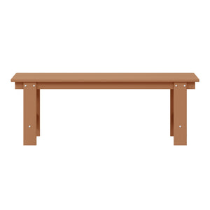 Concord All-Weather Outdoor Patio Bench (48" Wide)