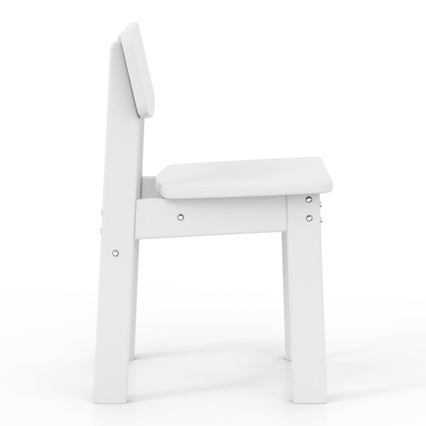 Tiny Terraces Essentials Kids' All-Weather Outdoor Dining Chair (Set of 2)