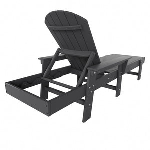 Westport Classic All-Weather Outdoor Adirondack Reclining Sun Lounger With Arms Rests