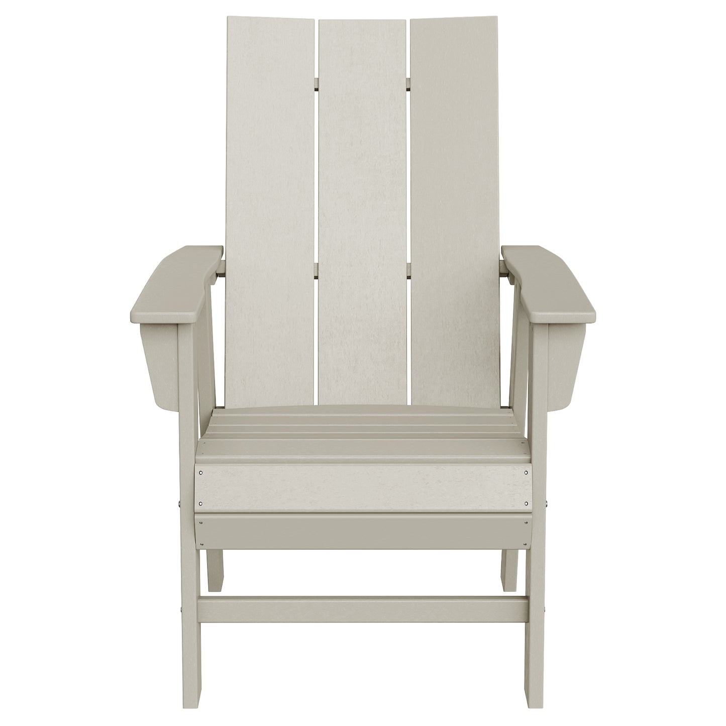 Malibu Modern All-Weather Outdoor Contoured Adirondack Dining Chair