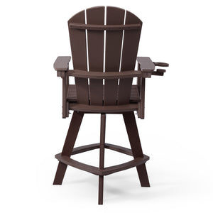 Chatham Adirondack Swivel Bar Chair with Cup Holder