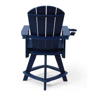 Chatham Adirondack Swivel Counter Chair with Cup Holder