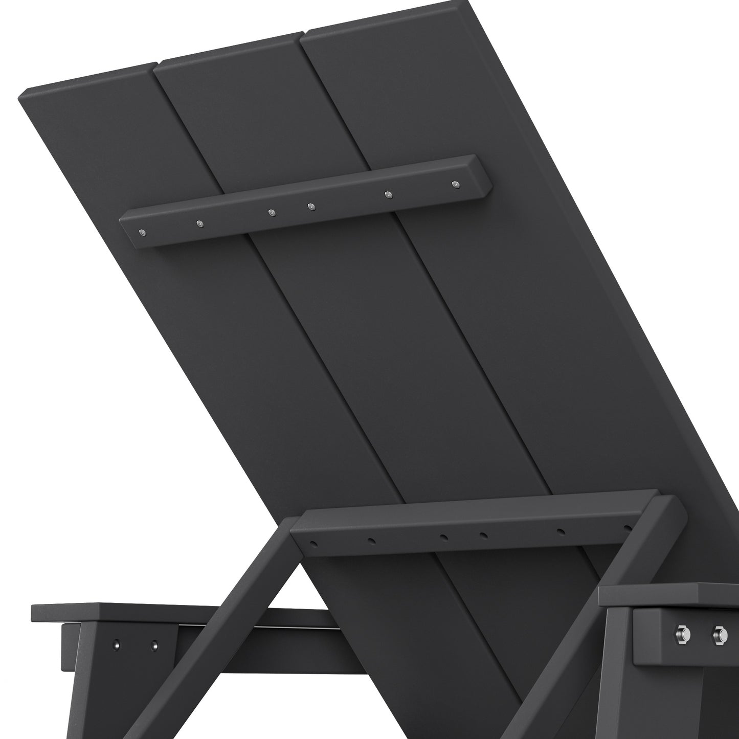 Malibu Modern All-Weather Outdoor Reclining Sun Lounger With Arm Rests & Wheels